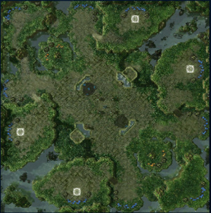 Map: The Shattered Temple